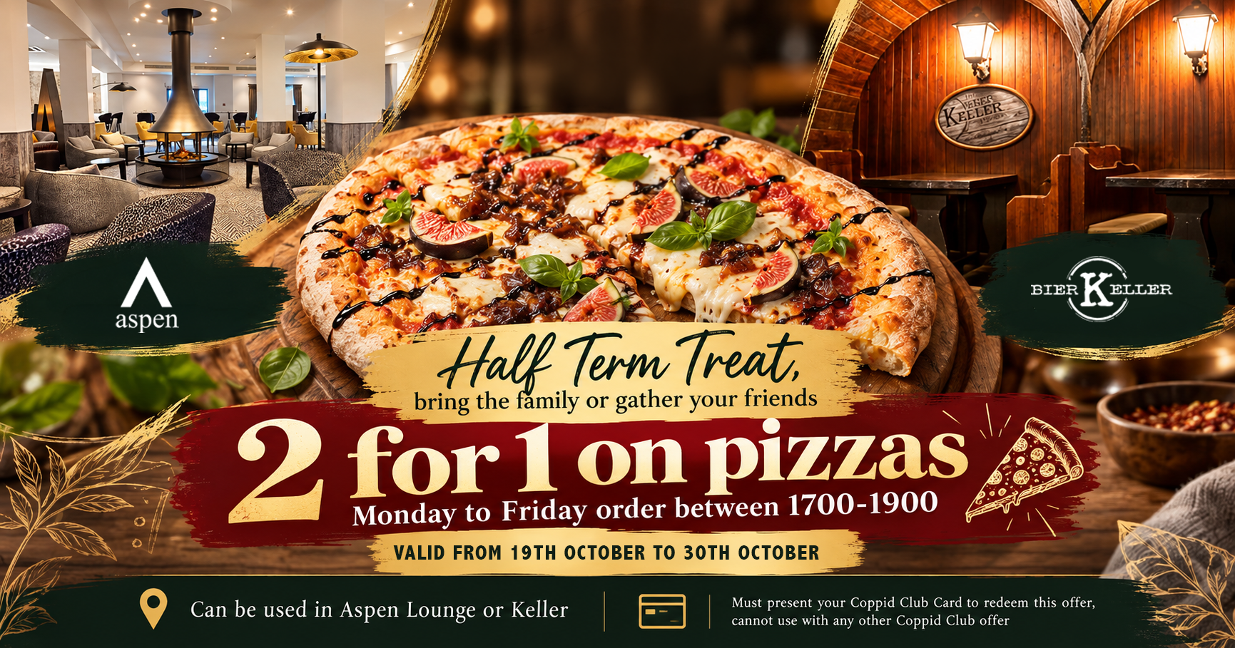 Half-Term Pizza Feast at Coppid Beech